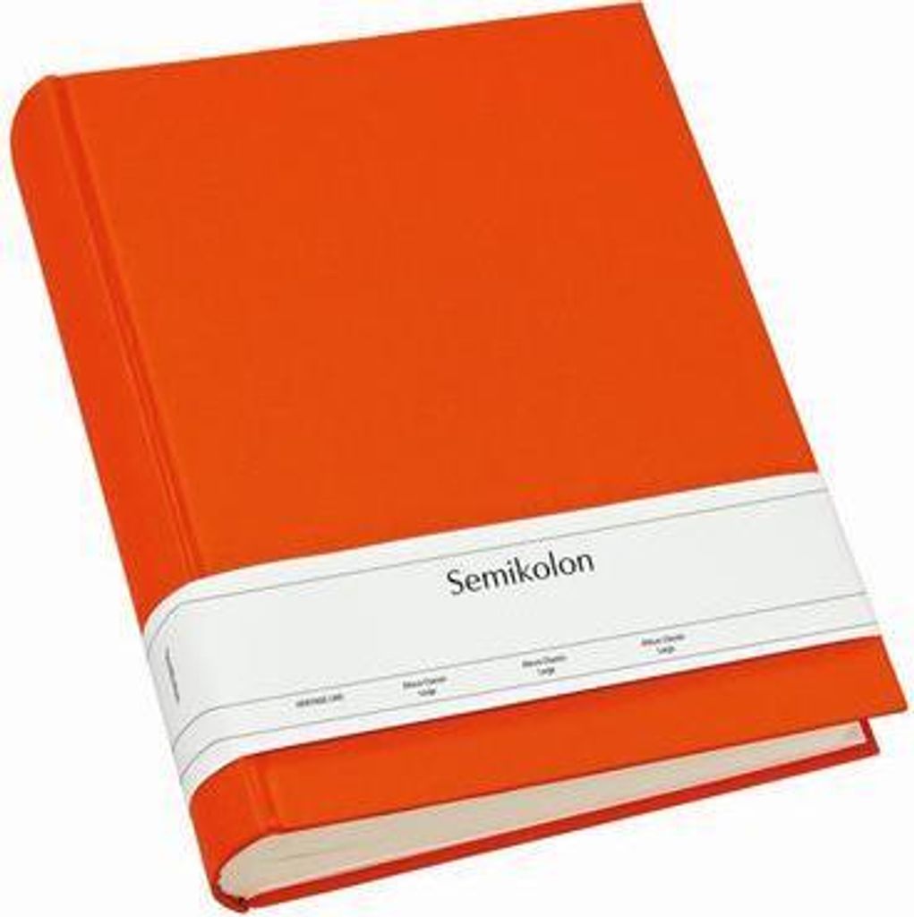 Semikolon Album Classic Large orange