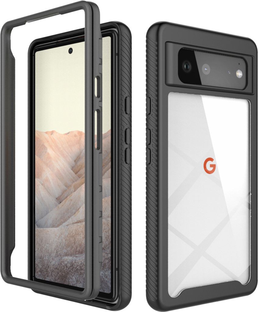 Für Google Pixel 7 Sternenrüstung Schutzhülle Schwarz