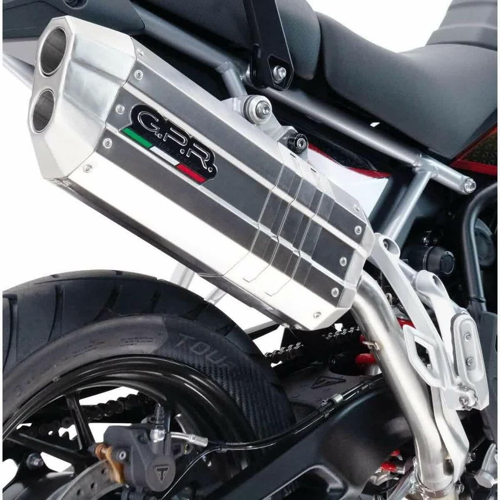 GPR Hyper Sonic Edelstahl Genehmigte Slip-on Auspuffanlage für YAMAHA Tenere 700