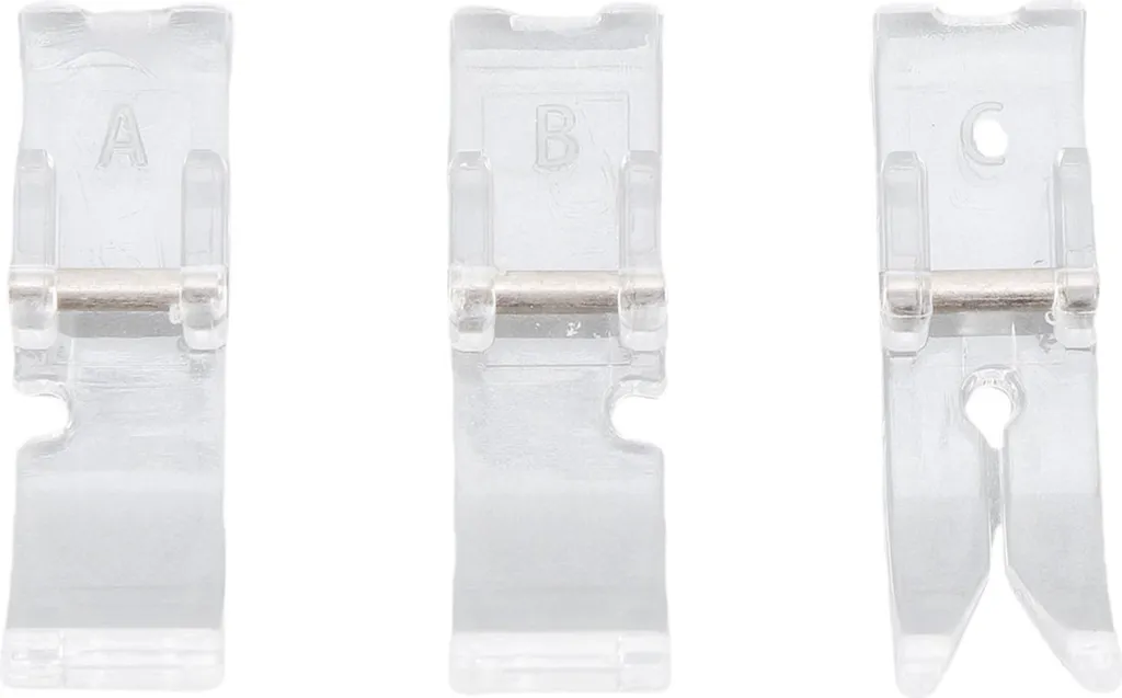 3 -pz -macchine da cucire -stampanti -piedi di ricambio per Designer Topaz 50 40 piedini stretti in plastica