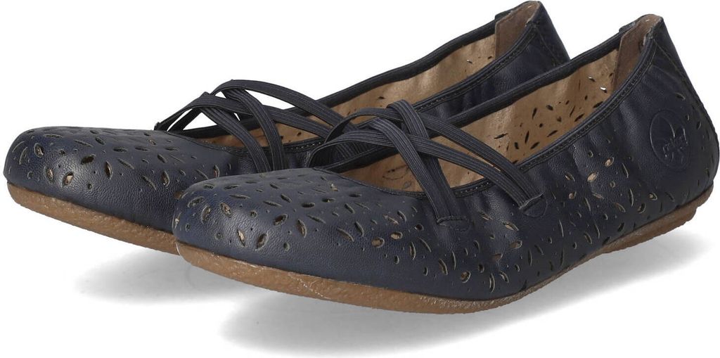Rieker Ballerinas dunkelblau 38 Produktbild 10