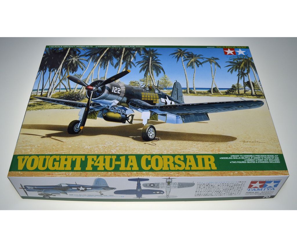 Tamiya 61070 - 1/48 Us Vought F4U-1A Corsair - Neu