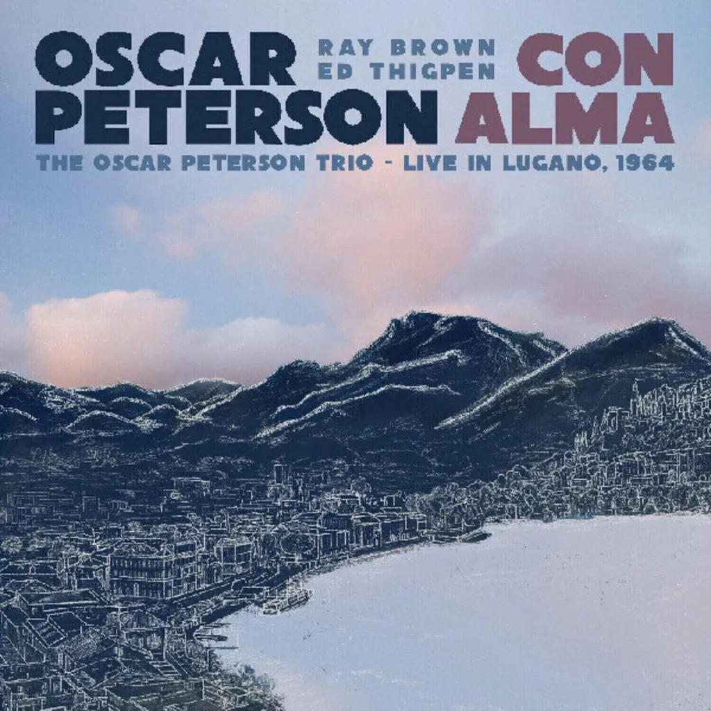 Édition Limitée Oscar Peterson Con Alma Vinyle Bleu Clair Live Lugano