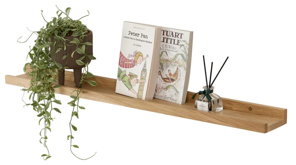 Étagère murale bois robuste 50cm : gagnez de la place avec élégance