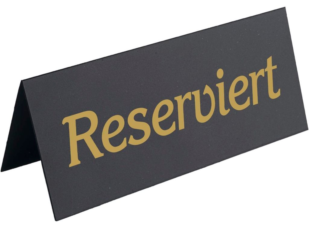 CONTACTO Reserviert-Aufsteller, Höhe: 50 mm, Breite: 120 mm Produktbild 