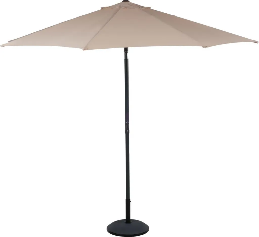 Grand Parasol de Balcon Rectangulaire 3x3m Taupe sans Pied de Support