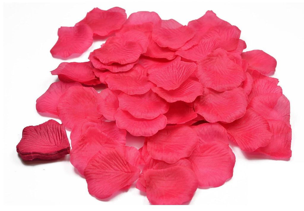 100 Stück Rosenblüten 5cm, Farbe:fuchsia 187 Produktbild 