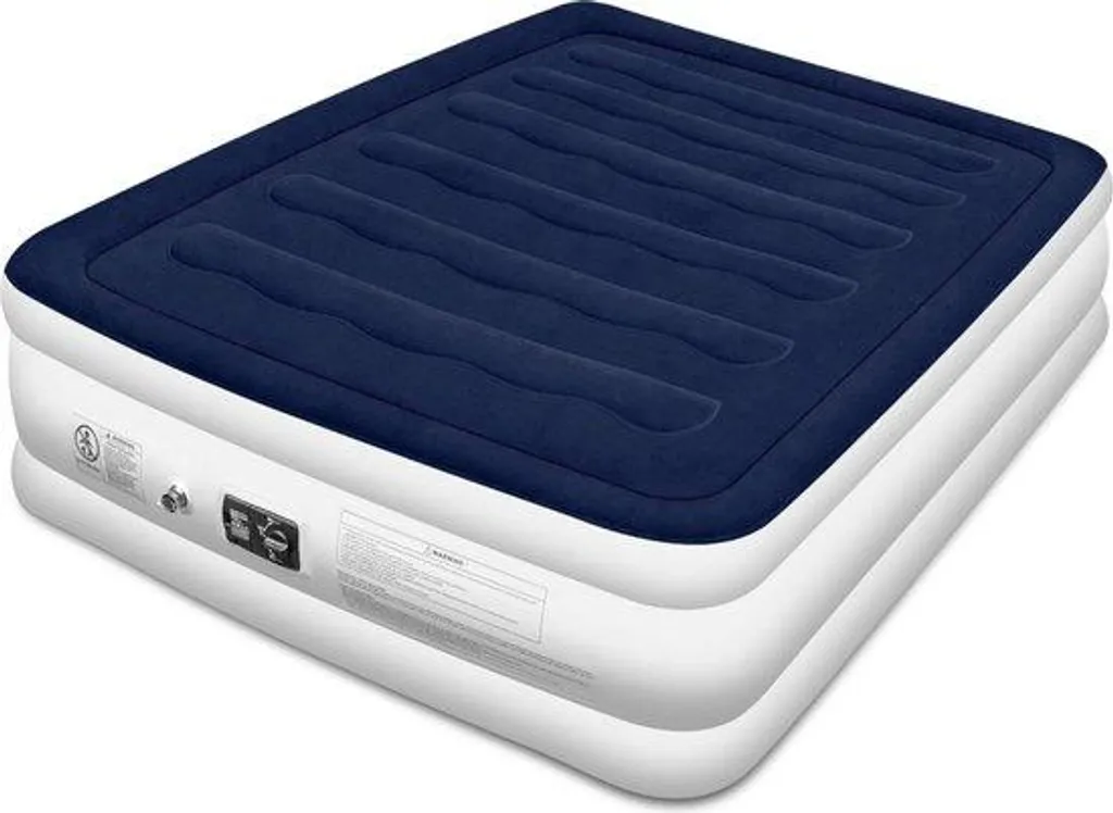 Matelas gonflable 2 places anti-dégonflage - Lit d'appoint stable et durable
