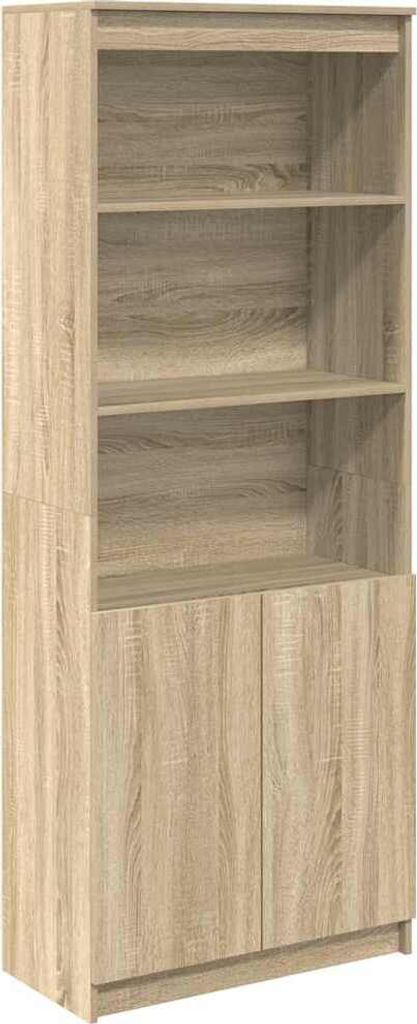 Highboard Sonoma-Eiche 70x35x180 cm Holzwerkstoff