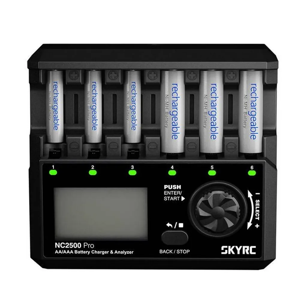 Chargeur SkyRC NC2500 Pro pour Piles AA et AAA NiMH Haute Performance