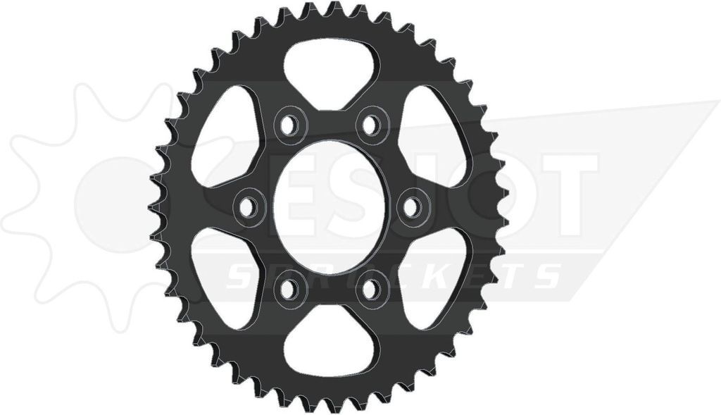 Esjot Kettenrad 525 45z Stahl schwarz