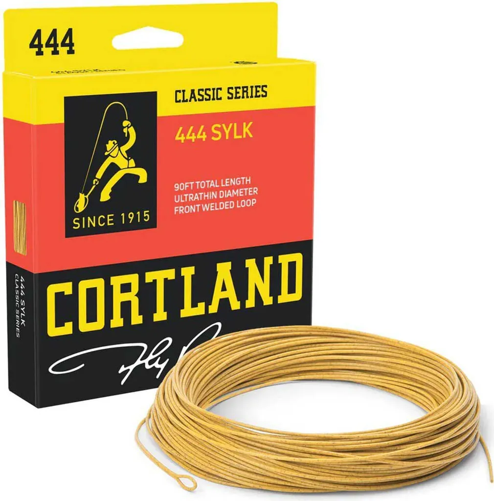 Cortland Sylk DT 27m Ligne de Pêche à la Mouche Double Taper 6 Golden