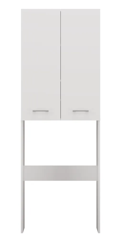 Mobile Arredo Bagno MARGO 2 Bianco - Colonna Sopra Lavatrice Design
