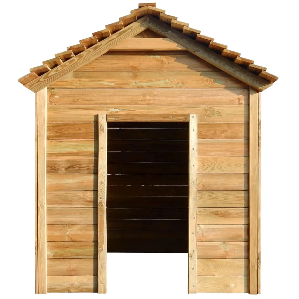 vidaXL Maison de jeu de jardin 120x120x146 cm en bois de pin massif