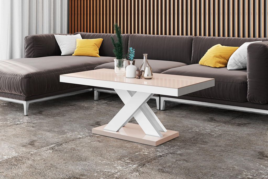 Design Couchtisch XLU-888 Hochglanz Wohnzimmertisch Sofatisch Tisch Küchentisch Kaffeetisch