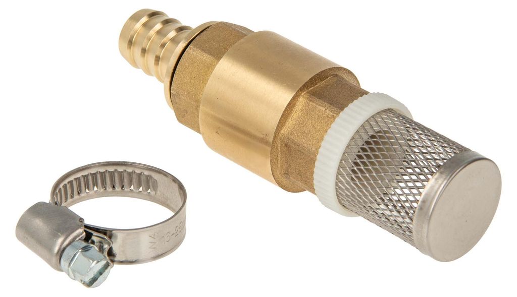tecuro Saugfilter Set 1/2 Zoll - MS Fußventil mit Produktbild 