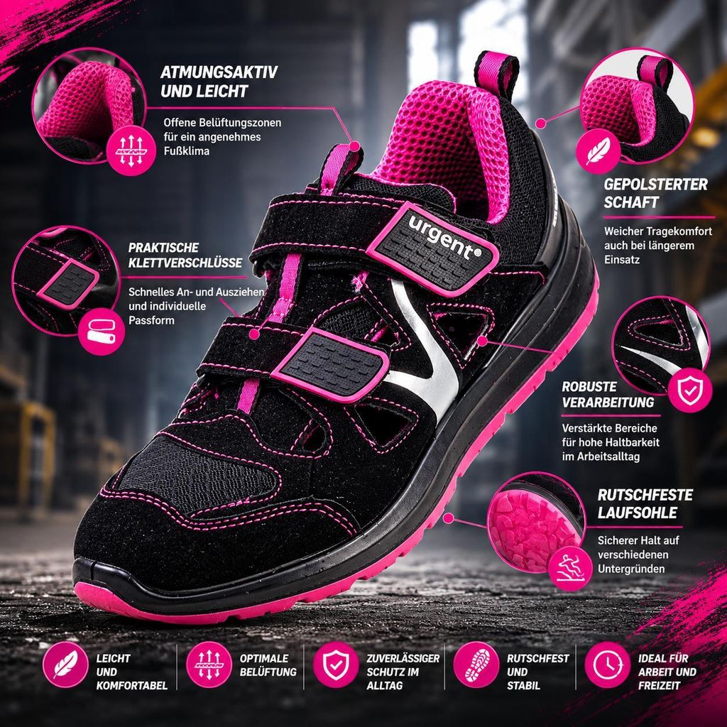 ELTEN Sicherheitsschuhe Impulse XXT blue Low, ESD, S1, Halbschuhe