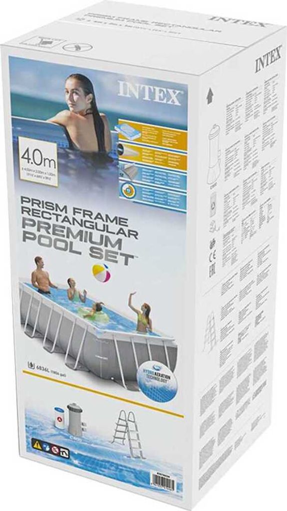 Intex Swimmingpool-Set Prism Frame Rechteckig 400 x 200 x Produktbild 8