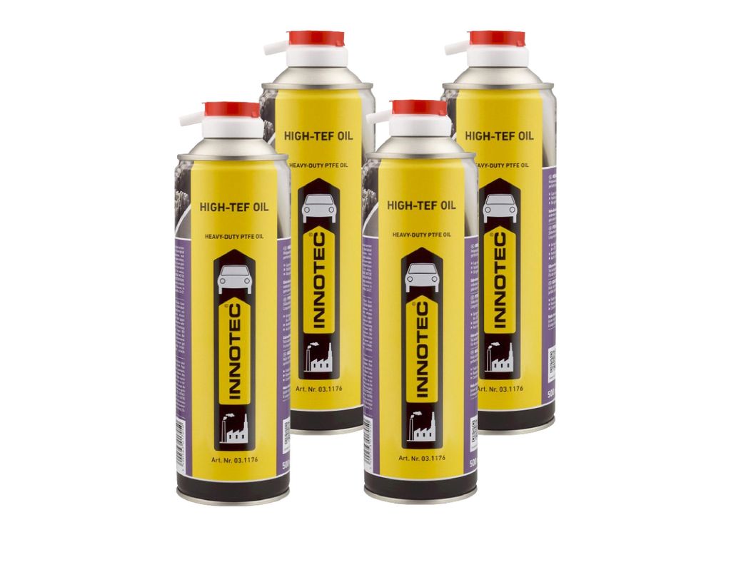 4 Stück Innotec High-TEF Oil Teflonöl Schmieröl auf Produktbild 
