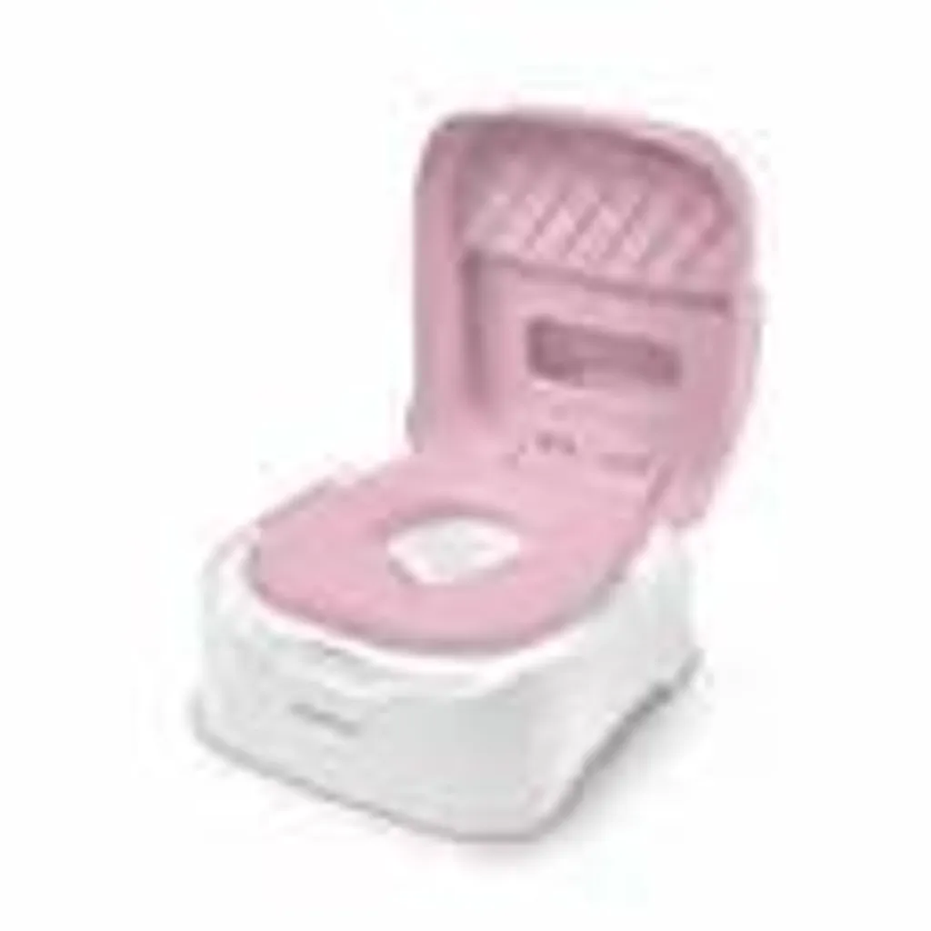 Pot de toilette bébé 2 en 1 et marchepied de salle de bain rose