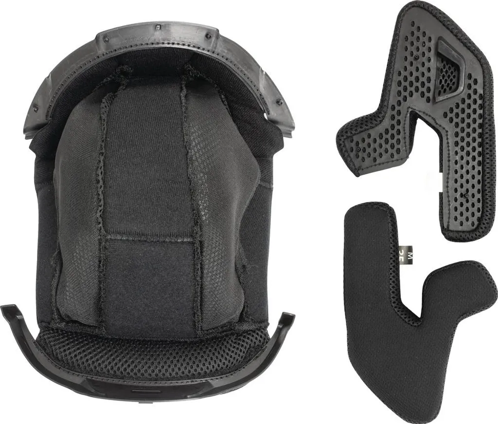 Mousses Abus 99834 respirantes pour casque HiDrop S noir haute densité