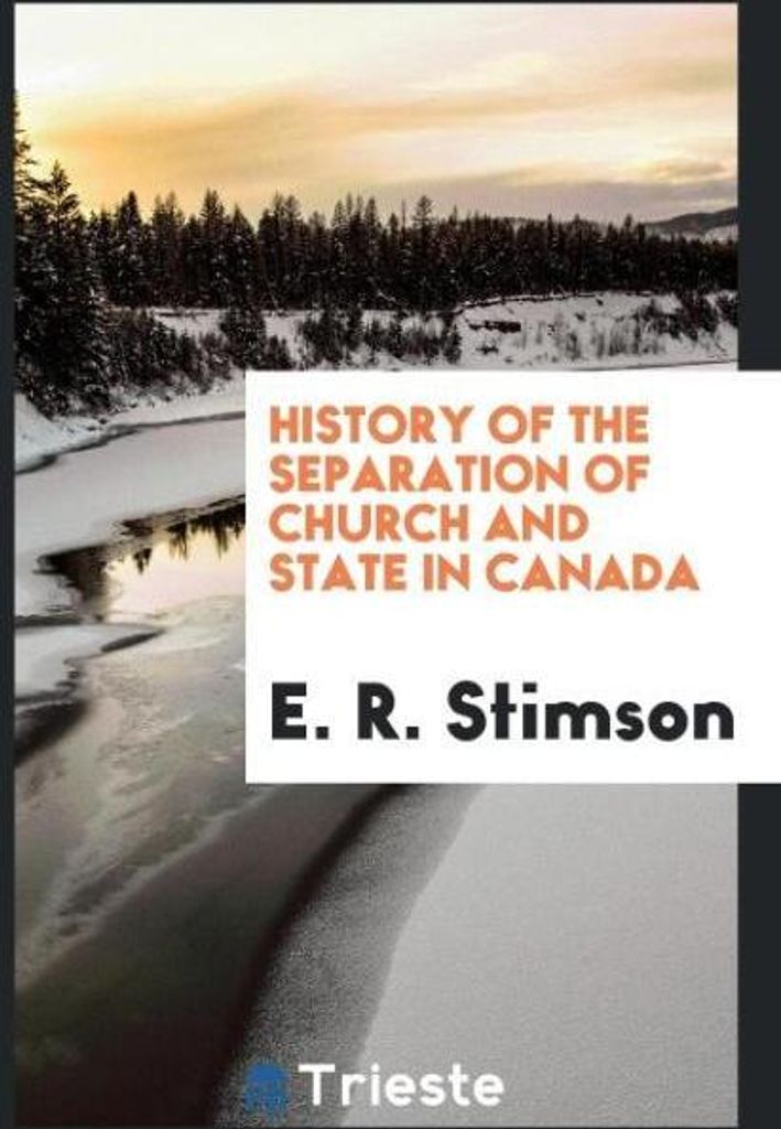 History of the separation of church and state in Canada