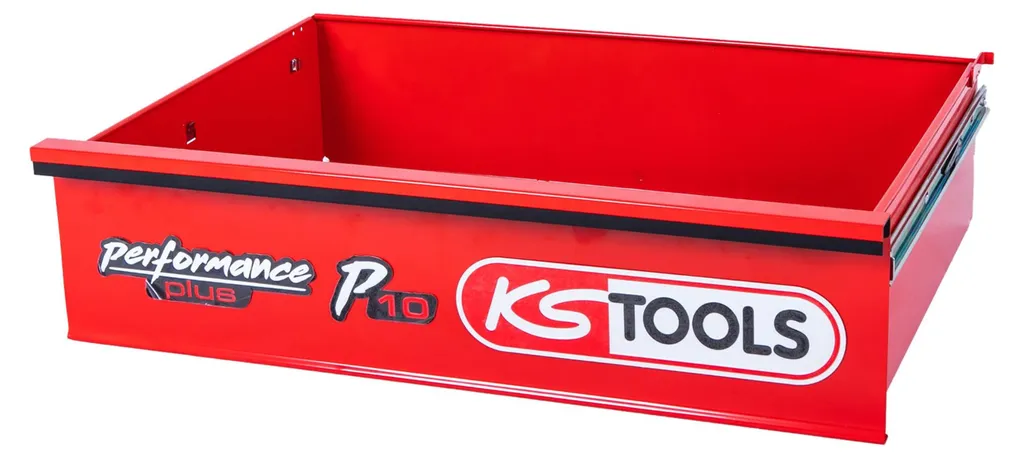 Tiroir P10 avec logo et glissière à billes pour servante 568x398x145 mm