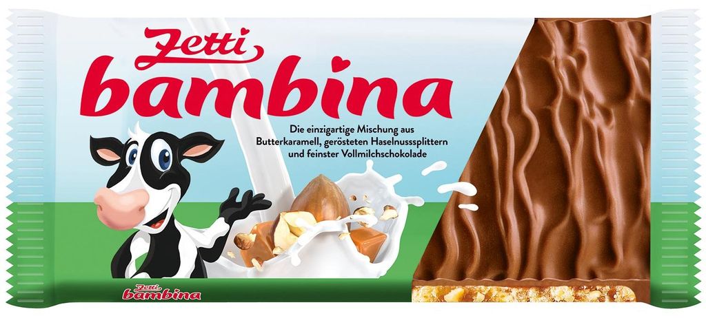 Zetti bambina Vollmilch Tafel 100g Produktbild 