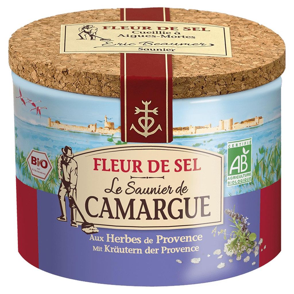 Le Saunier de Camargue Fleur de Sel biologico alle erbe di Immagine del prodotto 