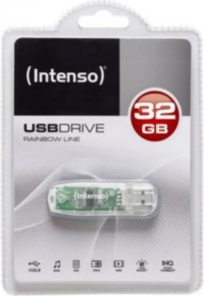 Intenso USB-Stick 32GB 2.0 Linea Arcobaleno trasparente - 12