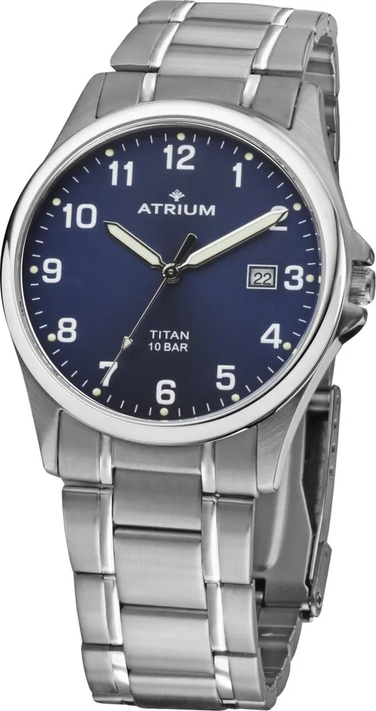 Atrium A23-35 Orologio Sportivo Uomo Titanio - 10 Bar Waterproof