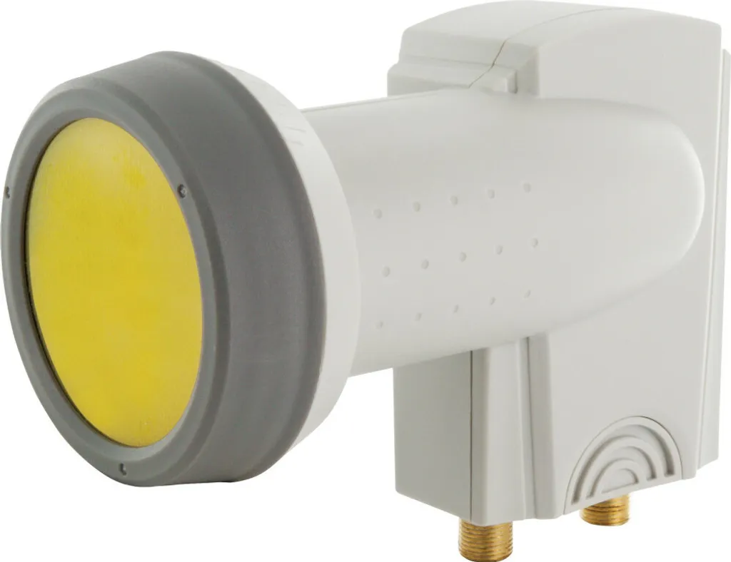 Double Tête LNB Schwaiger pour Deux Téléviseurs Satellite HD et 4K UHD