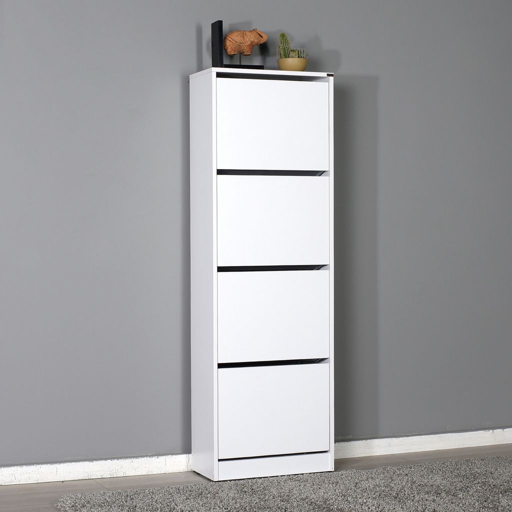Skye Decor, SHC- SHCADR, Weiß, Schuhschränke, 157x51x26 cm, Produktbild 