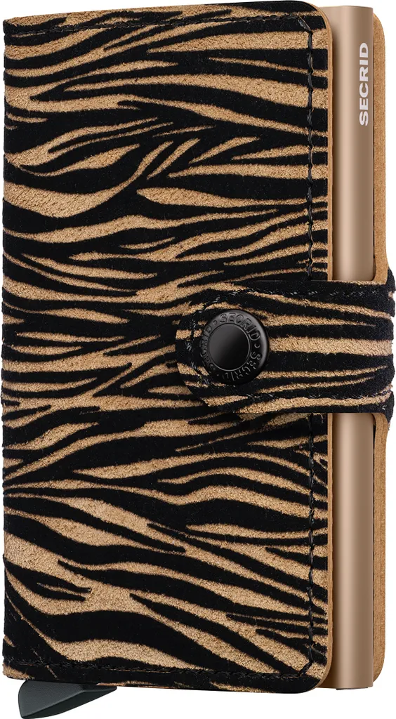 Secrid Miniwallet MZe-Beige: Portafoglio in Pelle Beige Talla Unica