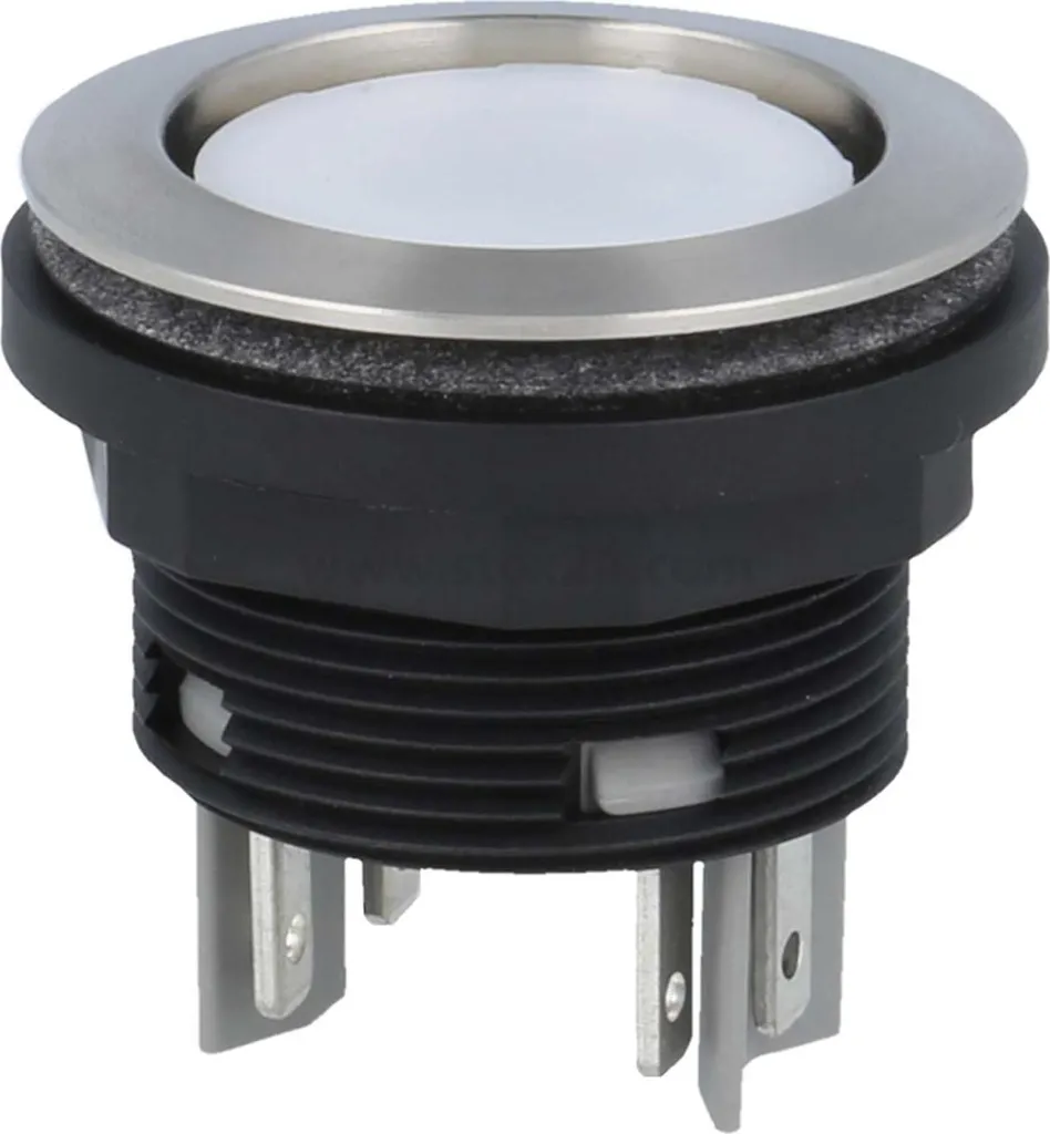Bouton-poussoir lumineux compact 2S pour pupitre de commande industriel