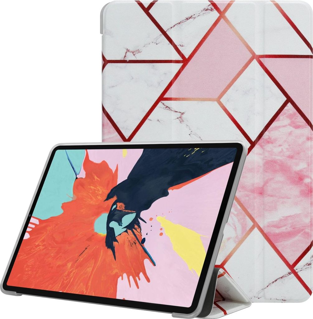 Cadorabo Hülle für Apple iPad PRO 11 2020 / 2021 (11 Zoll) Handyhülle Design Weiß Schutzhülle Tablet Hülle Etui TPU