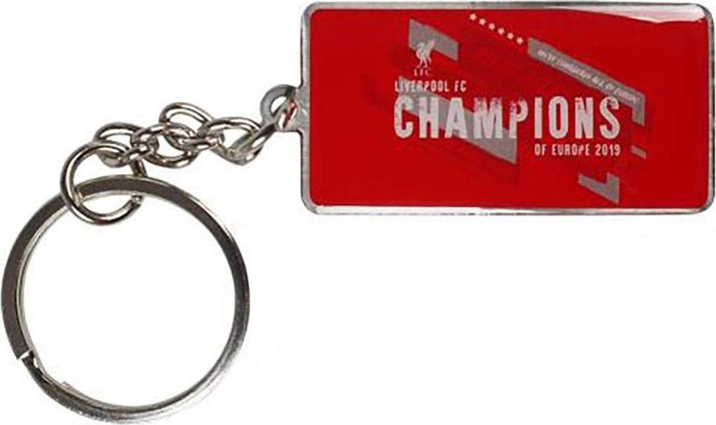 Liverpool FC - "Champions League Winners 18/19" Schlüsselanhänger BS6416 (Einheitsgröße) (Rot)