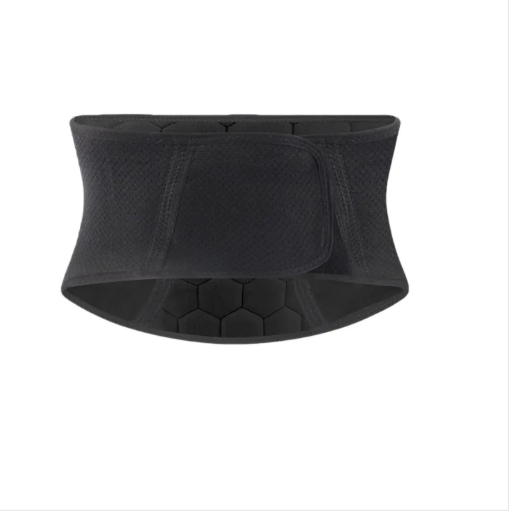Ceinture de Maintien Lombaire Hivernale en Polaire Douce Noire Taille M