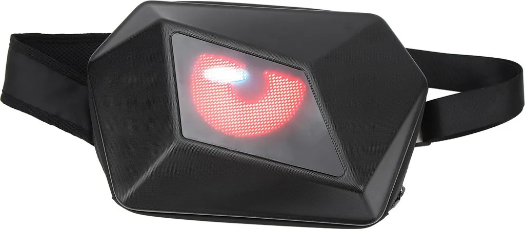 Zaino Moto LED con Display Programmabile e Controllo App - Guscio Rigido