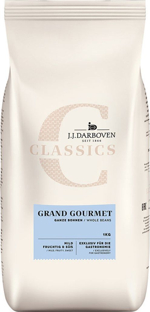 J. J. Darboven Classics GRAND GOURMET Kaffee, 1000g Bohnen Produktbild 