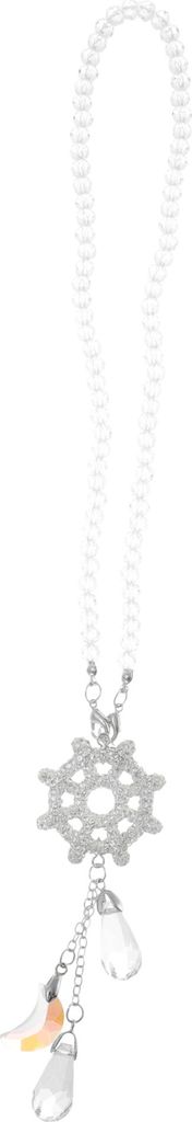 1 Stück Metall Strasssteine Lenkrad Kristallanhänger Auto Rückspiegel Anhänger Accessoires Auto Hängeornament Transparent