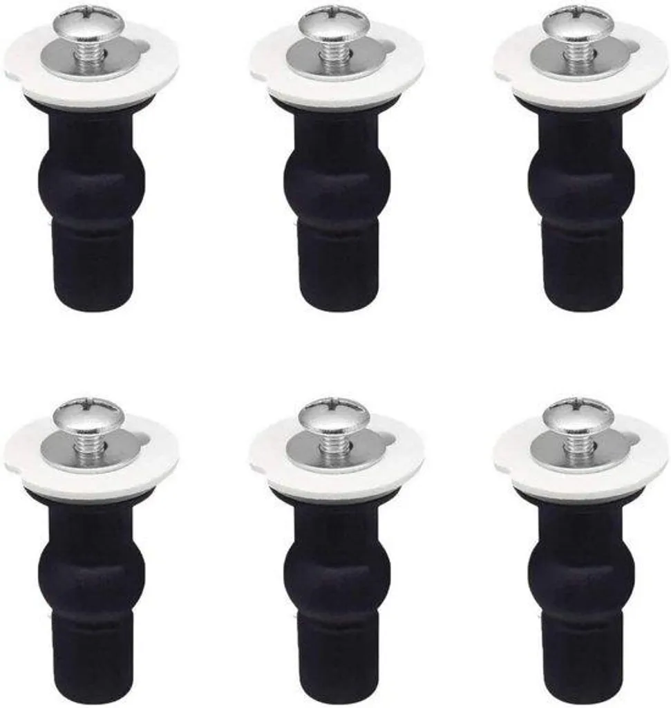 Fixez votre Abattant WC Instable grâce au Kit Charnière Inox et Caoutchouc 6x