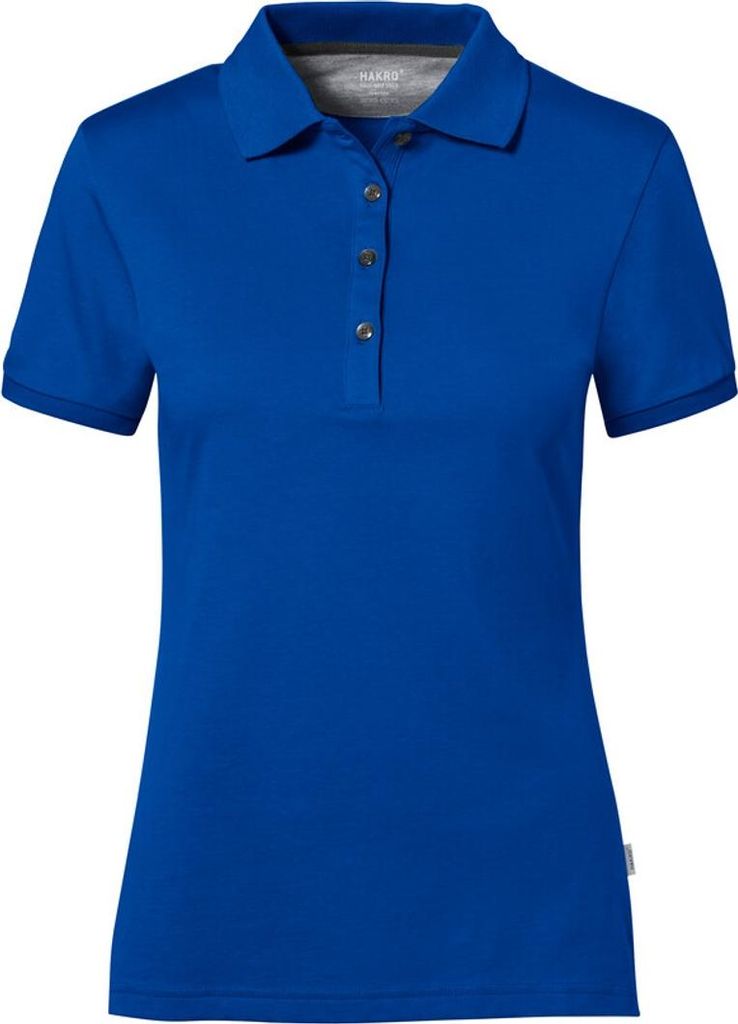 HAKRO Baumwolle Tec Damen Poloshirt 214, royalblau, L