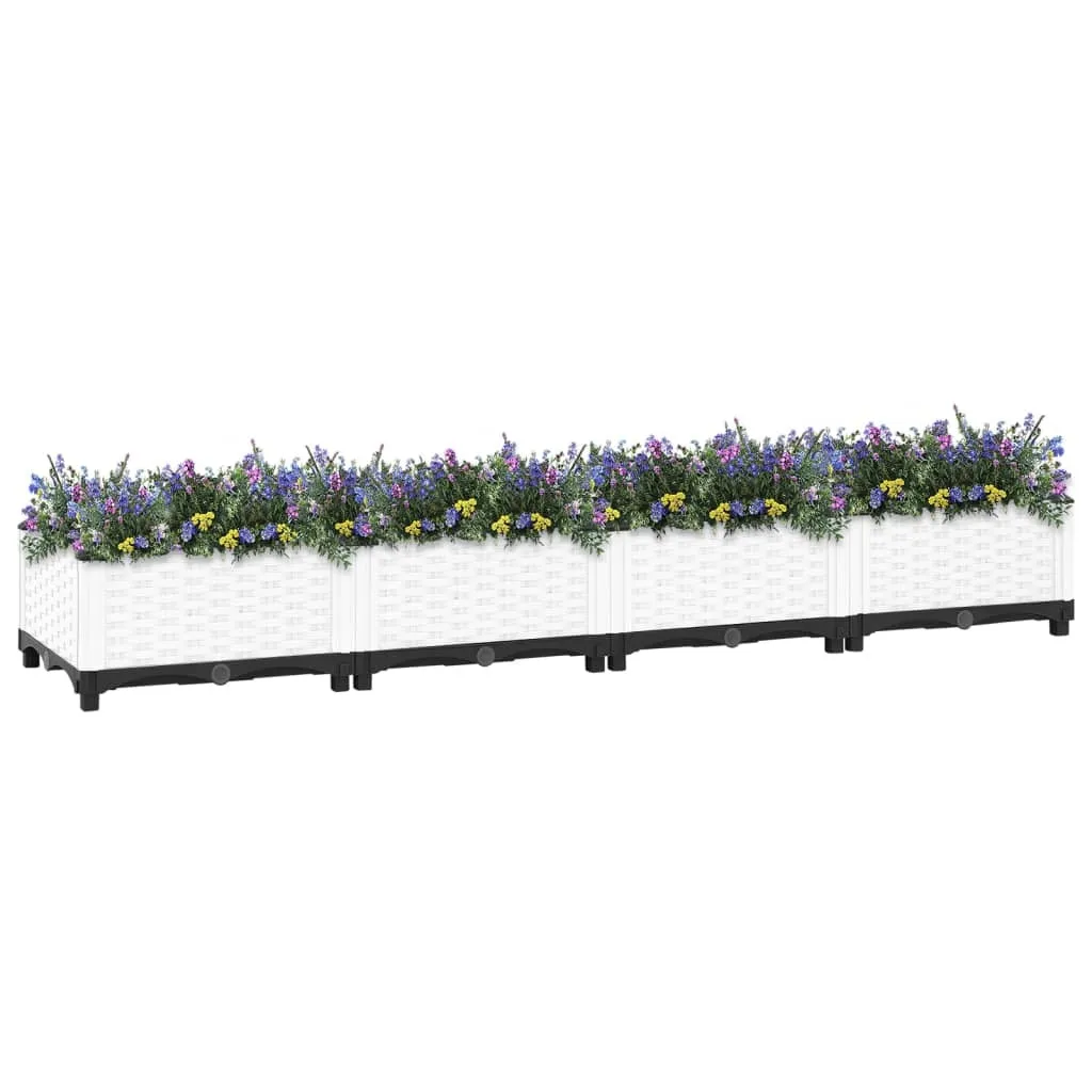 Jardinière robuste anti-corrosion 160x40x23 cm pour jardinage sans effort