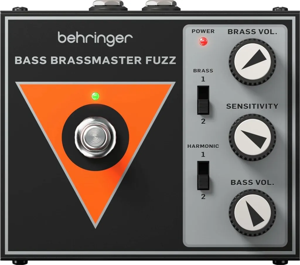 Behringer Bass Brassmaster Fuzz avec Contrôle de Mix et Grain Analogique