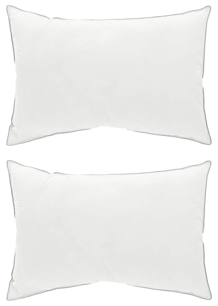 vidaXL Kopfkissen 2 stk. 30 x 50 cm Australische Wolle Weiß Produktbild 