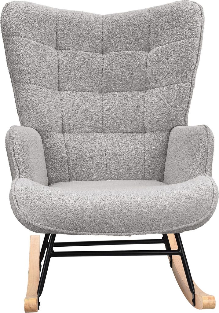 Fauteuil à bascule, Fauteuil d'allaitement à bascule, Tissu Image du produit 