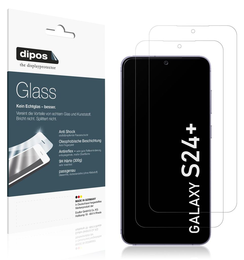 2x dipos GlassAR Samsung Galaxy S24+ Produktbild 