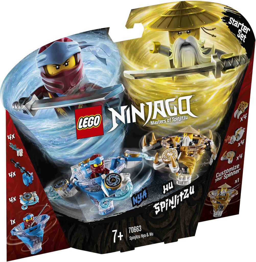 LEGO NINJAGO Spinjitzu Nya & Wu, 70663
