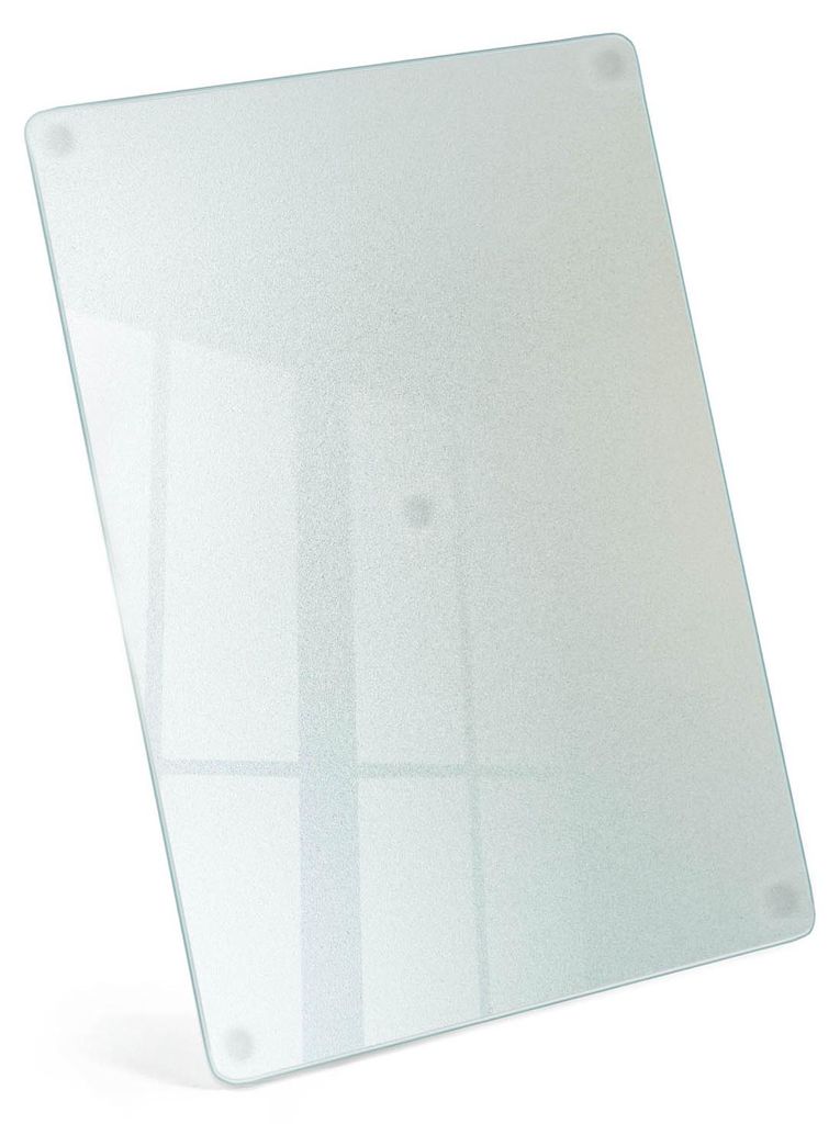 Glaszuschnitt 80x52cm - Sicherheitsglas ESG - Klarglas Klar - Abdeckplatte Möbelglas - Tischplatte